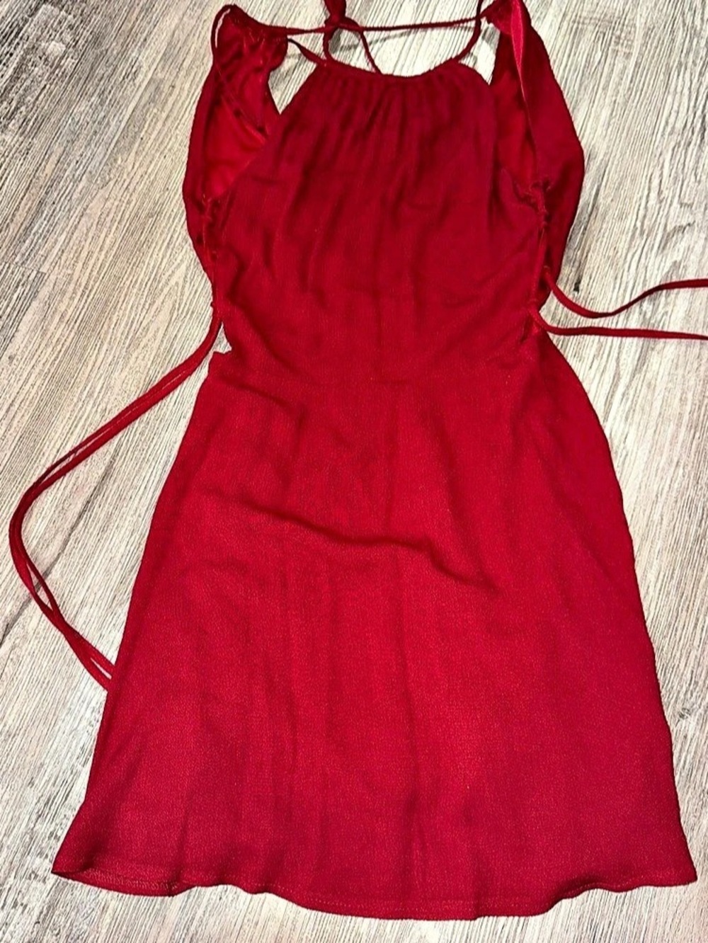 Missguided Red Mini Dress Size 8